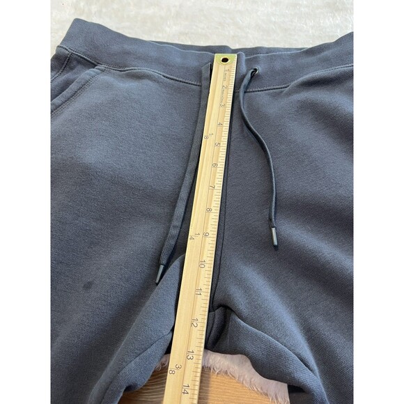 Nike Mens Fleece Sweatpants Nike Embroidered Swoosh Gray Drawstring Size Large - Picture 10 of 12